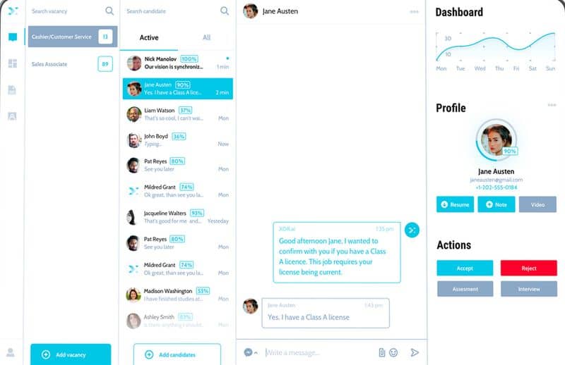 Xor recruitment automation software