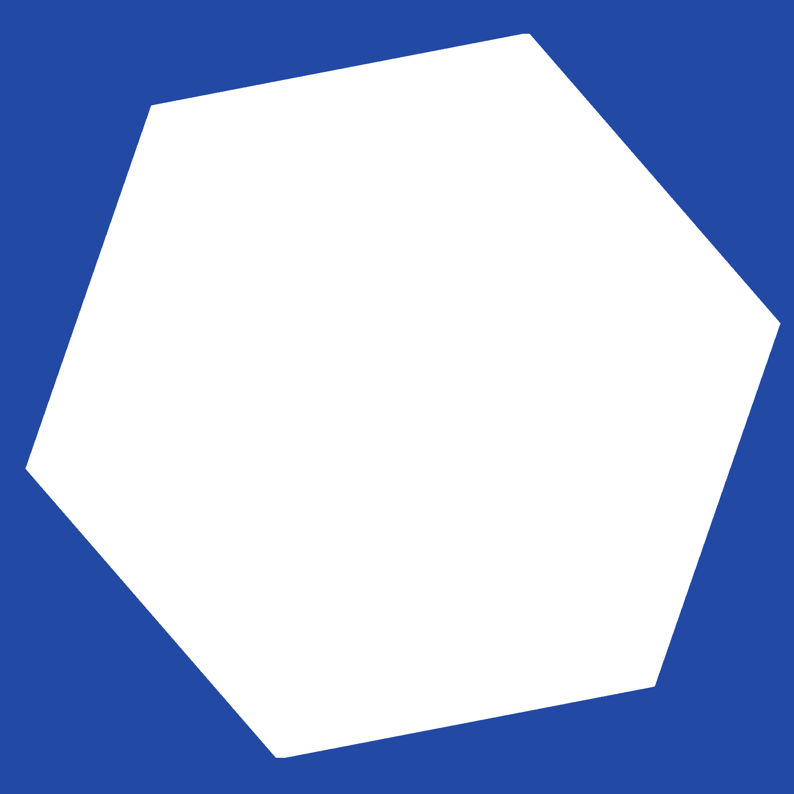 A hexagon